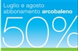 Arcobaleno mensile al 50%